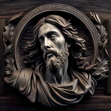 3D model st jesus (STL)